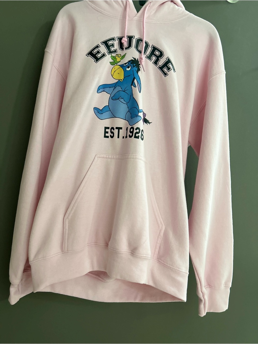 Pink Graphic Hoodie Sweatshirt